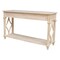 International Concepts Rectangle Josephine Solid Wood Console/Sofa Table with Shelf and 2 Drawers -, 64 in W, 18 in L OT-19S - alternate 2